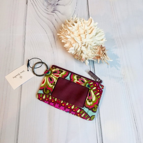 Vera Bradley Handbags - Vera Bradley Resort Medallion Zip ID Case NWT